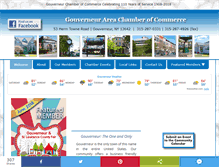 Tablet Screenshot of gouverneurchamber.net